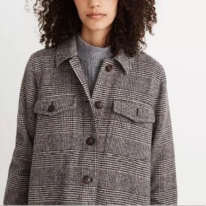 Madewell Plaid crossbay jacket
